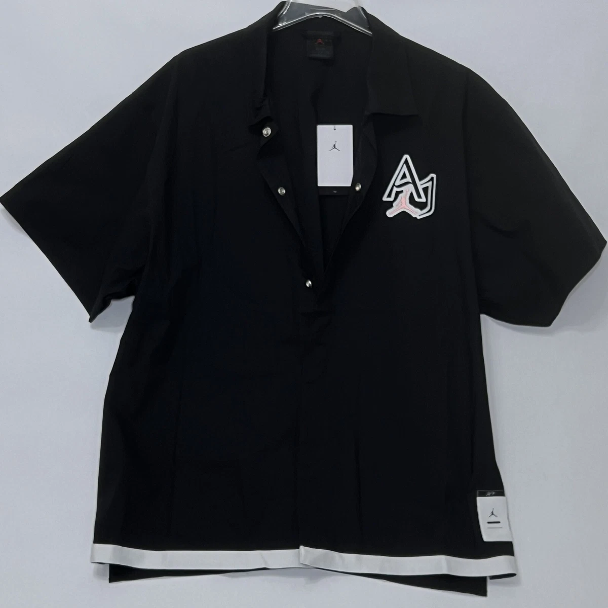 Nike Men Size 2XL Tall Air Jordan Sport DNA Statement Shirt Black New DM1416 010