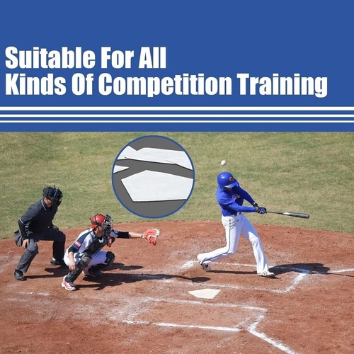 GoSports Béisbol y Softbol Juego Base de 5 Piezas - Campo de Goma Talla Única, Blanco - Imagen 3 de 6