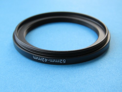 52mm to 42mm Stepping Step Down Ring Camera Lens Filter Adapter Ring 52mm-42mm - Picture 2 of 2