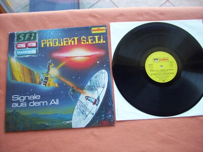 Mega seltene Hörspiel LP Projekt S.E.T.I. Signale aus dem All Top erhalten! 1978