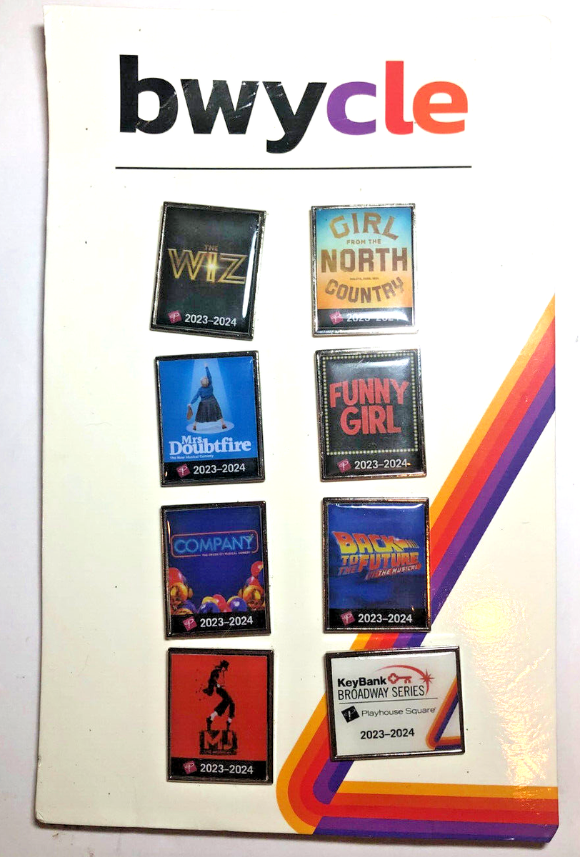 Cleveland Playhouse Square Broadway Series 2023-24 Limited Edition Pins