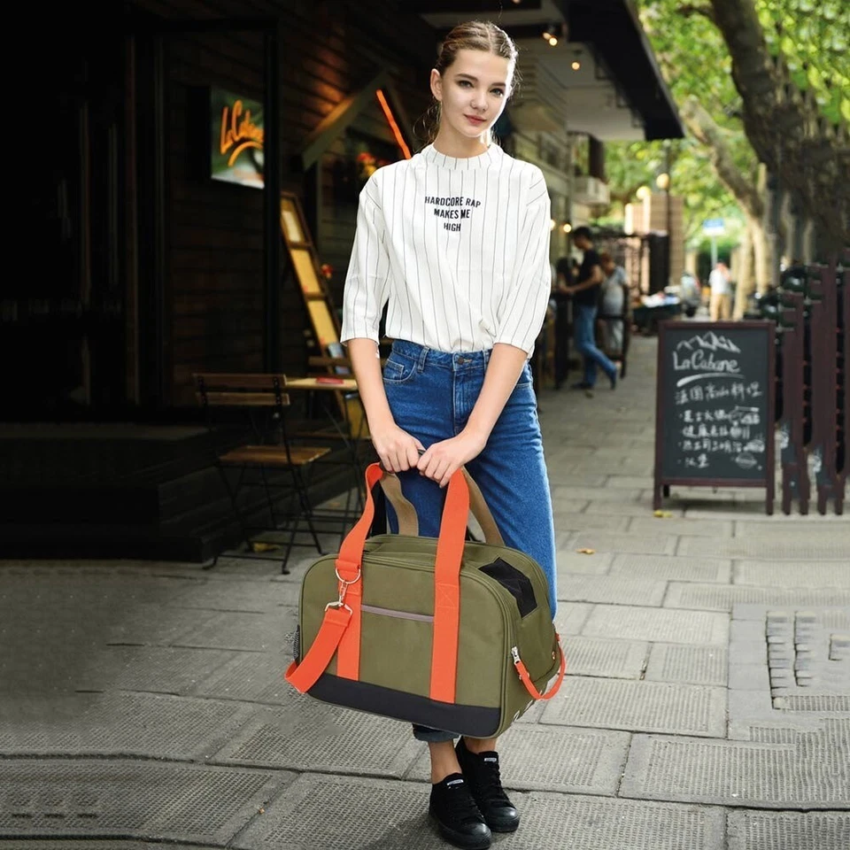 Nobby Aldo Hundetasche oliv 40x20x30cm strapazierfähig bis 6kg, abwaschbar - Bild 3 von 3