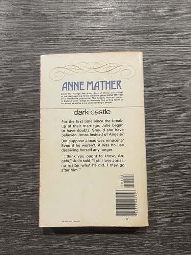 Dark Castle By Anne Mather Pre Owned Paperback  - Bild 2 von 2