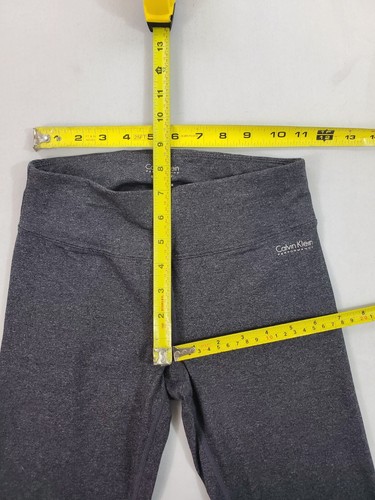 CALVIN KLEIN Women's Gray Leggings Size: XS Pre-owned - Picture 4 of 8