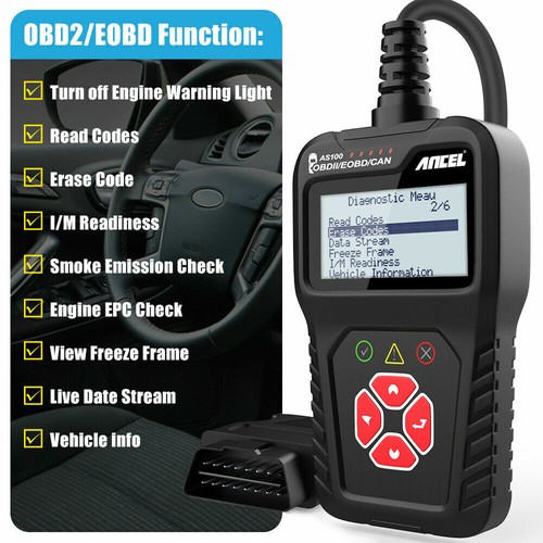 Automotive OBD2 Code Reader OBD Scanner Car Check Engine Fault Diagnostic Tool - Picture 2 of 12