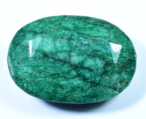 675 kt natürlicher riesiger grüner Smaragd zertifiziert erdabgebaut Museumsqualität Edelstein - Bild 6 von 7