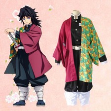 Demon Slayer Kimetsu no Yaiba Cosplay Costumes Tomioka Giyuu Cosplay Costume