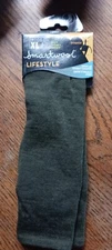 Smartwool socks men's crew xlarge XL merino wool Loden heather anchor line Green