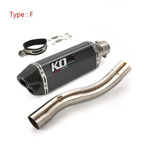 Tubo silenciador tubo medio escape para Ducati Monster 797 Crambler 800 821 2017-2023 - Imagen 7 de 13