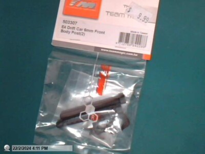 NEW E4 Drift 6mm Front Body Posts suit Team Magic Part #503307