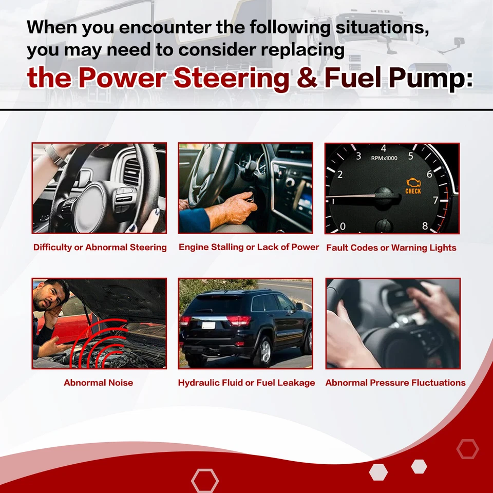 Nueva dirección asistida y bomba de combustible metálica para Mack MP7/MP8-Volvo D11/D13 Stock en EE. UU. Foto 2 de 4