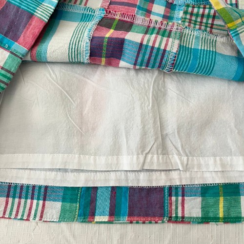 Womens Talbots 10 Petite Patchwork Cotton Skirt 10P Lined NWT Plaid - Picture 5 of 5