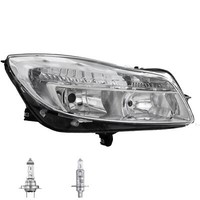 Halogen Scheinwerfer Rechts FüR Opel Insignia 07.08-> H7/H1 Mit Motor