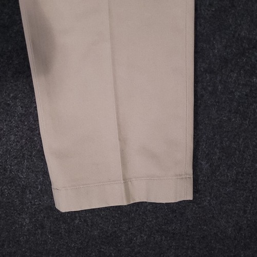 Brooks Brothers Advantage Chino Clark Pantaloni Uomo 40x32 Beige Piatto Frontale Dritto - Foto 6 di 18