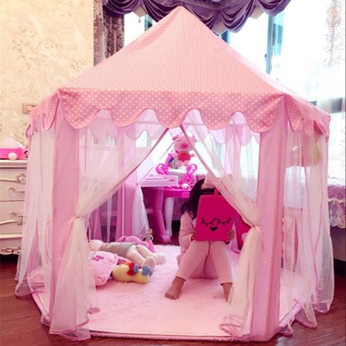 Kids Indoor/Outdoor Princess Castle Game House Baby Playtent Play Gift - Picture 78 of 85