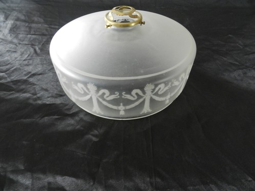 Antique Acid Clear Crystal Pendant Chandelier Louis XVI Decor / Baccarat - Picture 2 of 9