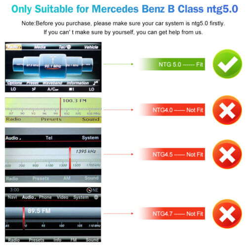 RoadTop 12.3 Android 13 Pantalla CarPlay Para Mercedes Benz C GLC 2015-2019 W205 N5 - Imagen 3 de 18