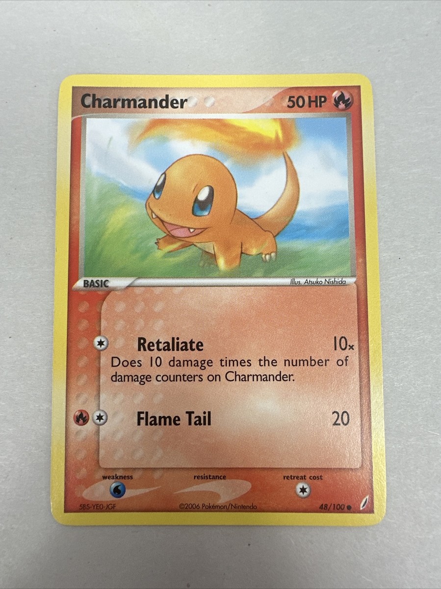 Pokémon TCG Charmander EX Crystal Guardians 48/100 Regular Common