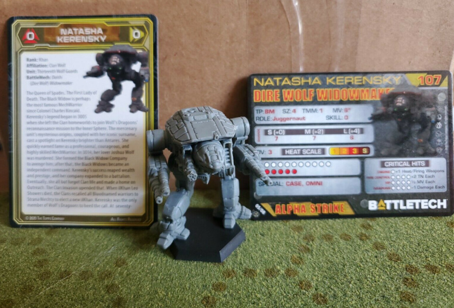 Battletech Мех клана Лютого Волка Легендарный Мехвоин Наташа Керенски Катализатор