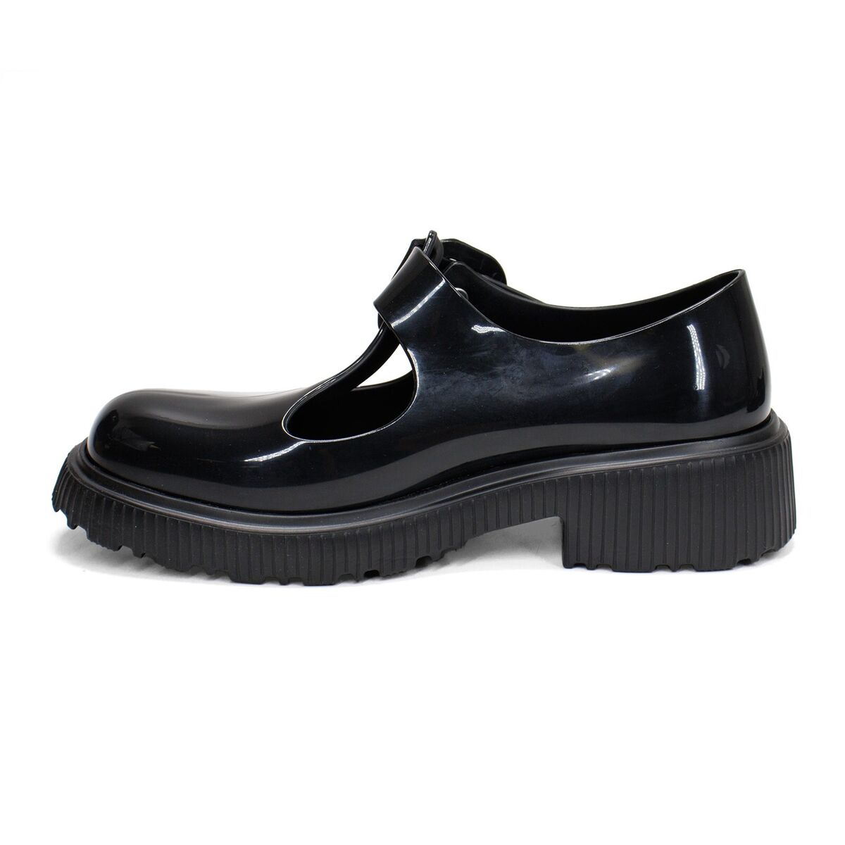 Melissa Women's Jackie Curvy Moccasin Shoe with Metal Pin Melissa Women's Jackie Curvy Moccasin Shoe with Metal Pin