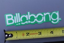 BILLABONG Surfboards Green White Split Logo Original B4 Vintage Surfing STICKER
