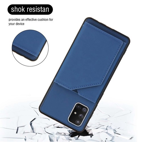 Funda protectora magnética de cuero para tarjetas Samsung Galaxy A14 A52 A13 A53 A54 5G A02s - Imagen 4 de 42