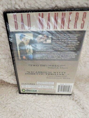 Bad Manners DVD(2006)Bonnie Bedelia-new/wrapped - Picture 2 of 2