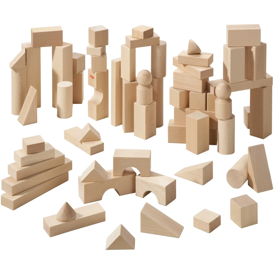 HABA Basic Building Blocks 60 Piece Large Starter Set (Made in Germany) - Image 4 of 4
