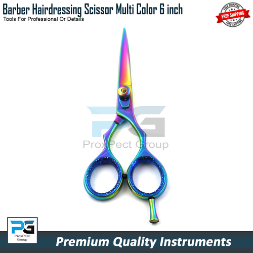 Forbici professionali per parrucchiere barbiere salone cesoie taglio capelli titanio - Foto 2 di 13