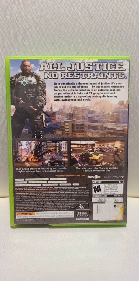 Crackdown (Microsoft Xbox 360, 2007) Complete - Image 2 of 3