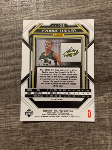 2023 Panini Prizm WNBA- Cracked Ice, Green, Blue/Ruby Wave, Hyper, Silver Prizm - Foto 116 di 324