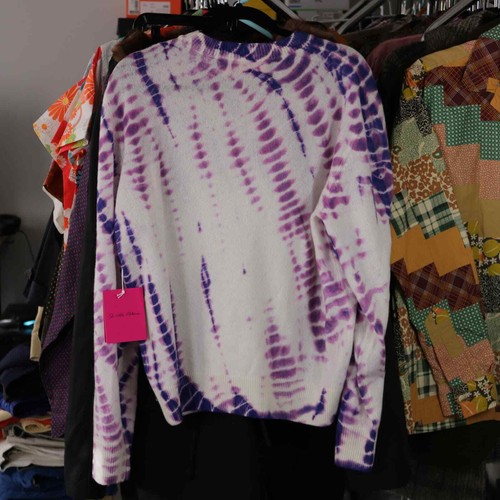 The Elder Statesman Ripple Tranquility Cashmere Sweater - Picture 4 of 8