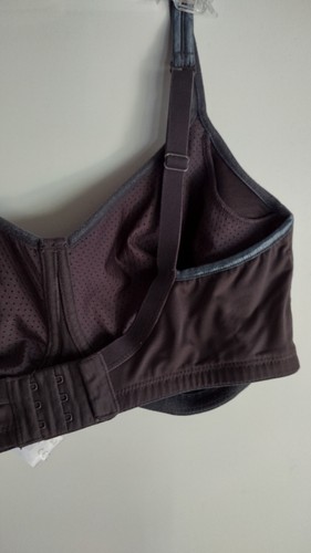 AMOENA MARA 36D LIGHTLY PADDED WIRELESS DARK GREY MASTECTOMY BRA - Picture 10 of 20