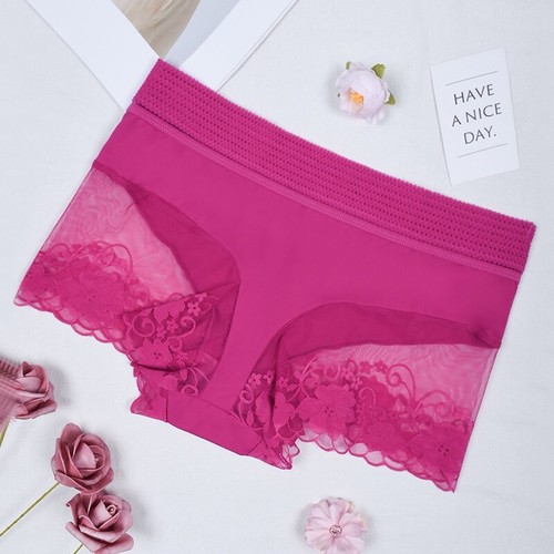 Damen Unterwäsche Slips Spitze 3er Set Sexy Nahtlos Bequem Elastisch Unterhosen - Bild 24 von 27