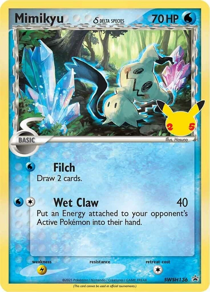 Mimikyu SWSH136 SWSH: Sword & Shield Promo Cards