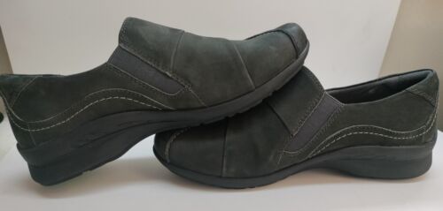 Earth Shoe Relief Pod Slipper Halbschuh Wildleder grau Damengröße 8D - Bild 4 von 10