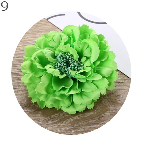 Women Big Peony Flower Hair Clips Bridal Bridesmaid Party Hair Accessory Brooc ∆ - Picture 21 of 23