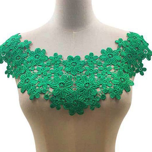 Flor Collar Adorno Guipure Tela Aplique para Atuendo Vestido - Imagen 22 de 28