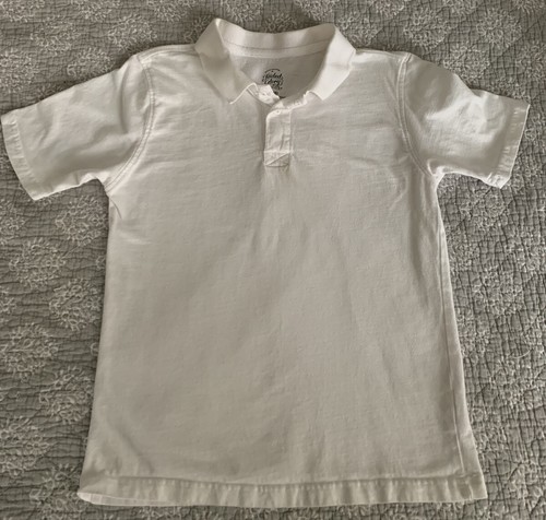 Boys Size 8 School Uniform Polo Shirts Short Sleeve, 5 Shirts, Navy, Red, White - Picture 7 of 9