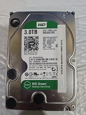 WD Blue WD30EZRZ-22D8PB0 3TB  3.5'' SATA 64MB CACHE