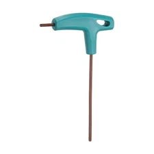 T-Handle Hex Key Wrench 3mm Metric S2 Steel Hexagon Wrench, Green