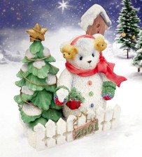 Enesco Cherished Teddies Erika 2001 Remember The Past, Cherish The Years Ahead