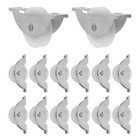  20pcs Wardrobe Sliding Door Roller Pulley: Closet Wheels Replacement - Cabinet