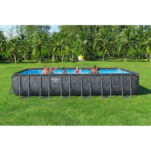 BESTWAY - 561KG - Komplettes Rechteckiges Schwimmbad 732X366X132 CM - Bild 4 von 5