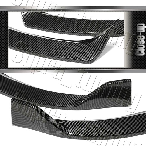 Carbon Style Front Bumper Spoiler Lip Fit 2017-2020 Mercedes E-Class Sport W213 - Picture 2 of 6