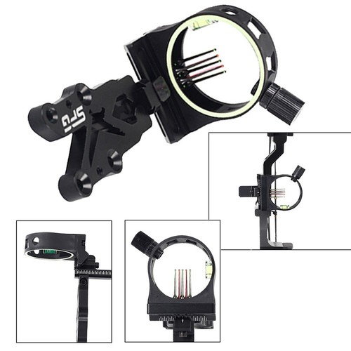 Premium 5 Pin Compound Bow Sight Precise Aiming for Professional Hunters - Picture 9 of 24