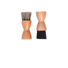 Shoe Brush Cream Applicator Set  Shine Polish Paste Jar Dauber  Horse Hair ...