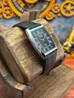 Vintage Seiko Slim Barrel-Tank Quartz Men's Wrist Watch - Free Shipping