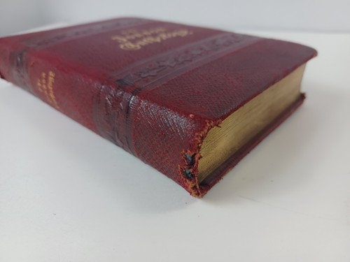 The Jonson Anthology 1899 Padded Leather Cover Poetry Vintage VG - Picture 16 of 16