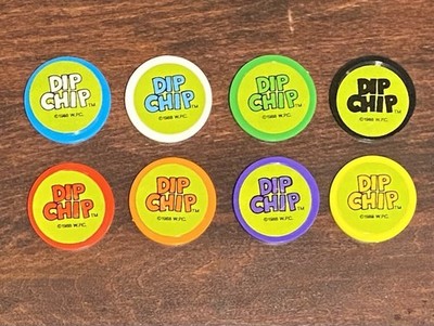 Dweebs Geeks & Weirdos (1988) REPLACEMENT Dip Chips (8 Count) COMPLETE